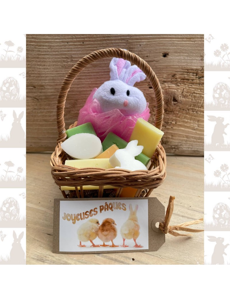 panier de Pâques lapin