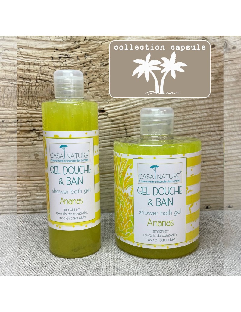 gel bain douche ananas