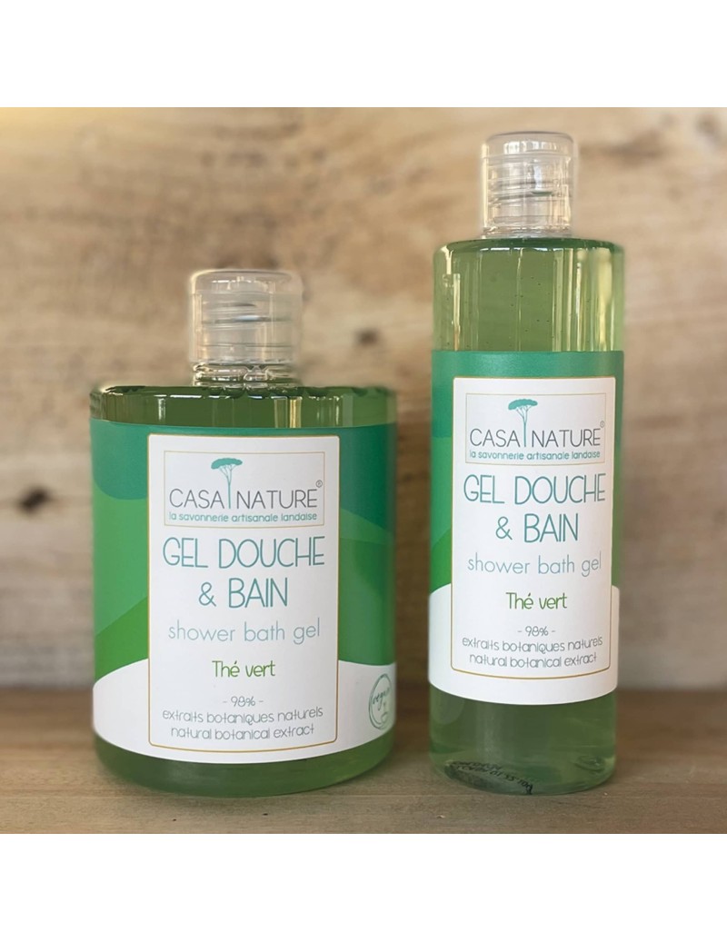 gel bain douche thé vert