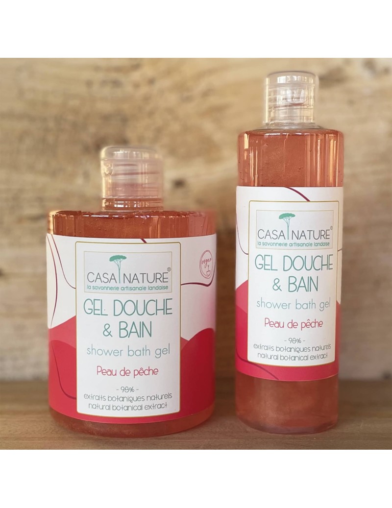 gel bain douche peau de pêche