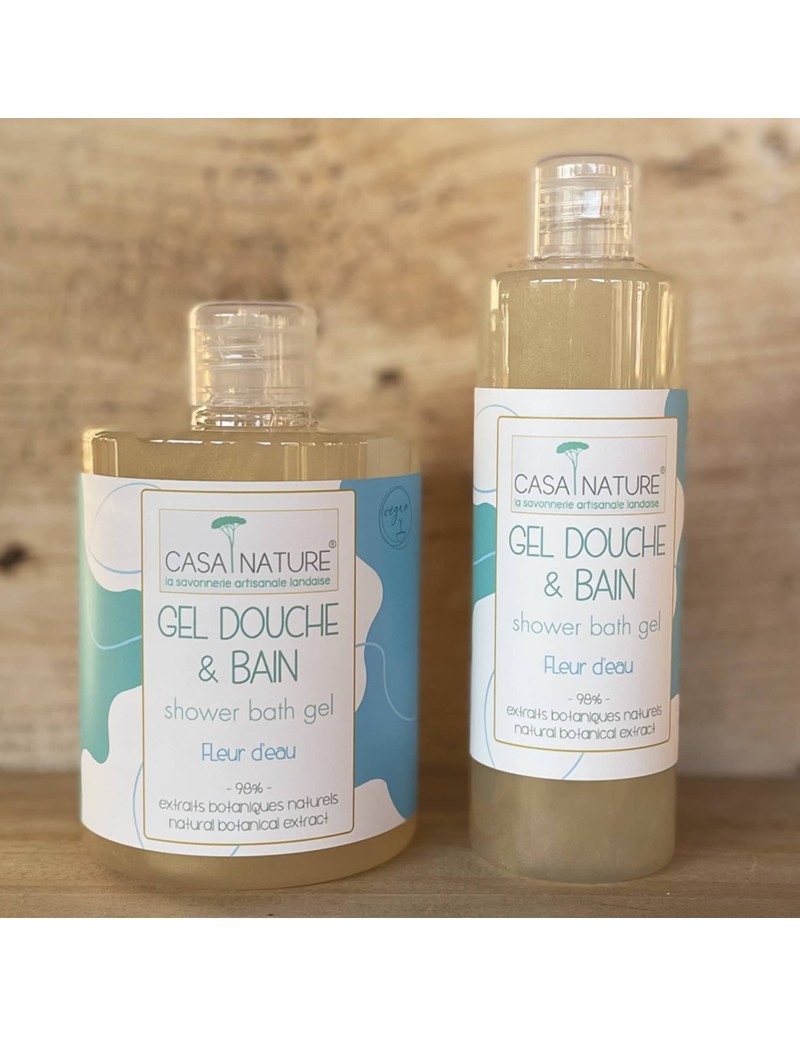 gel bain douche fleur d'eau