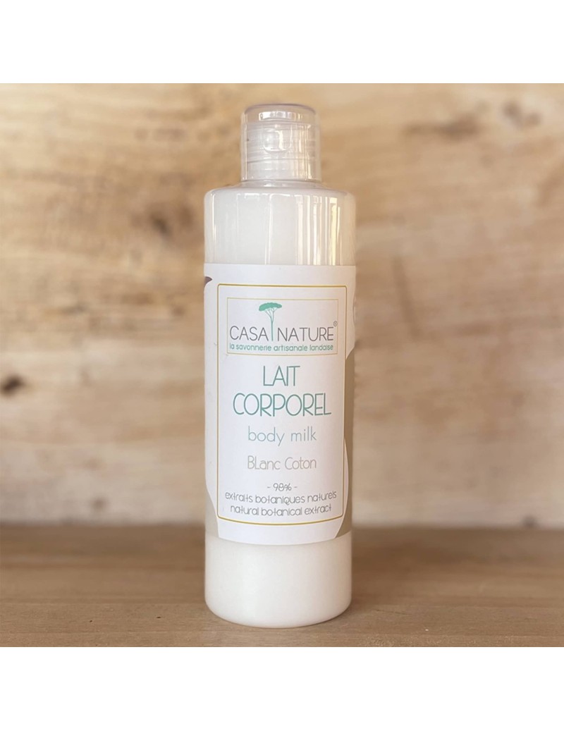 lait corporel blanc coton